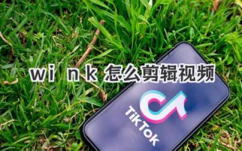 Wink怎么剪辑视频？新手保姆级教程，手机剪辑so easy！