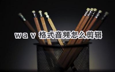 wav格式音频怎么剪辑