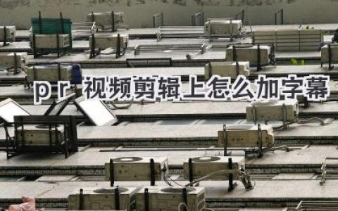 PR视频剪辑上怎么加字幕？大神级实战技巧，新手也能轻松上手！