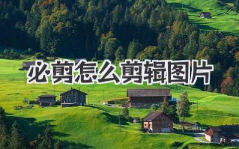 必剪怎么剪辑图片？超详细教程，新手看完秒变大神！