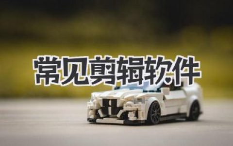 盘点那些年我们追过的常见剪辑软件，哪个才是你的天命之选？