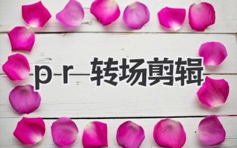 PR转场剪辑终极指南：从内置效果到插件，告别生硬切换。