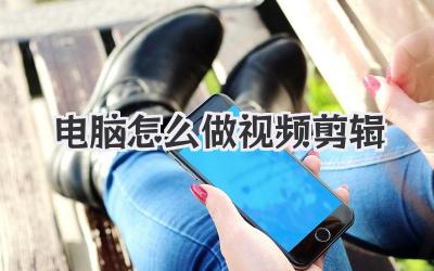 电脑怎么做视频剪辑