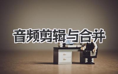 音频剪辑与合并