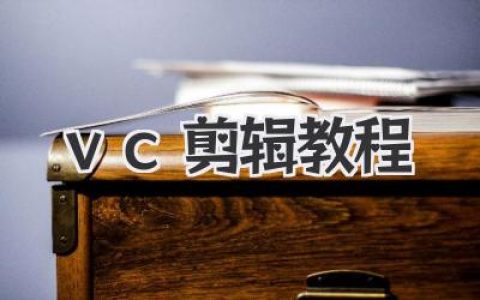 保姆级vc剪辑教程，零基础轻松上手，小白秒变大神！